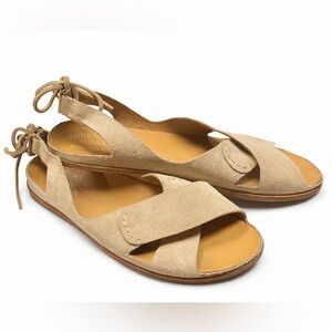 Kork Ease Beige Suede Women's Sandals